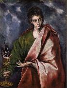 El Greco St John the Evanglist oil painting